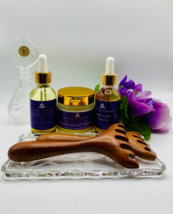 NATURAL SANDALWOOD HEAD MASSAGE COMB